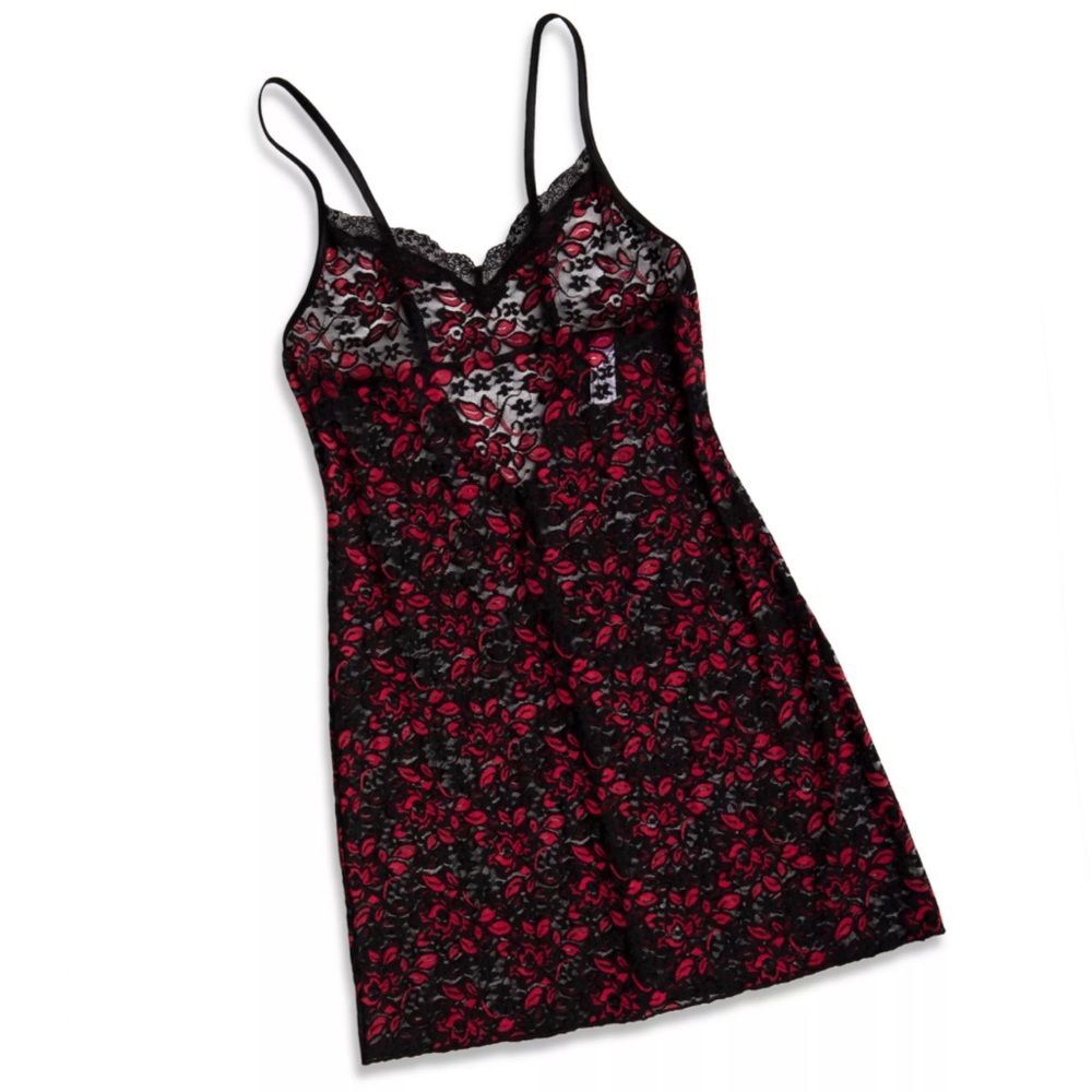 Valentines Day Y2K 00’s Vintage Feel Lace Chemise - Sz Large